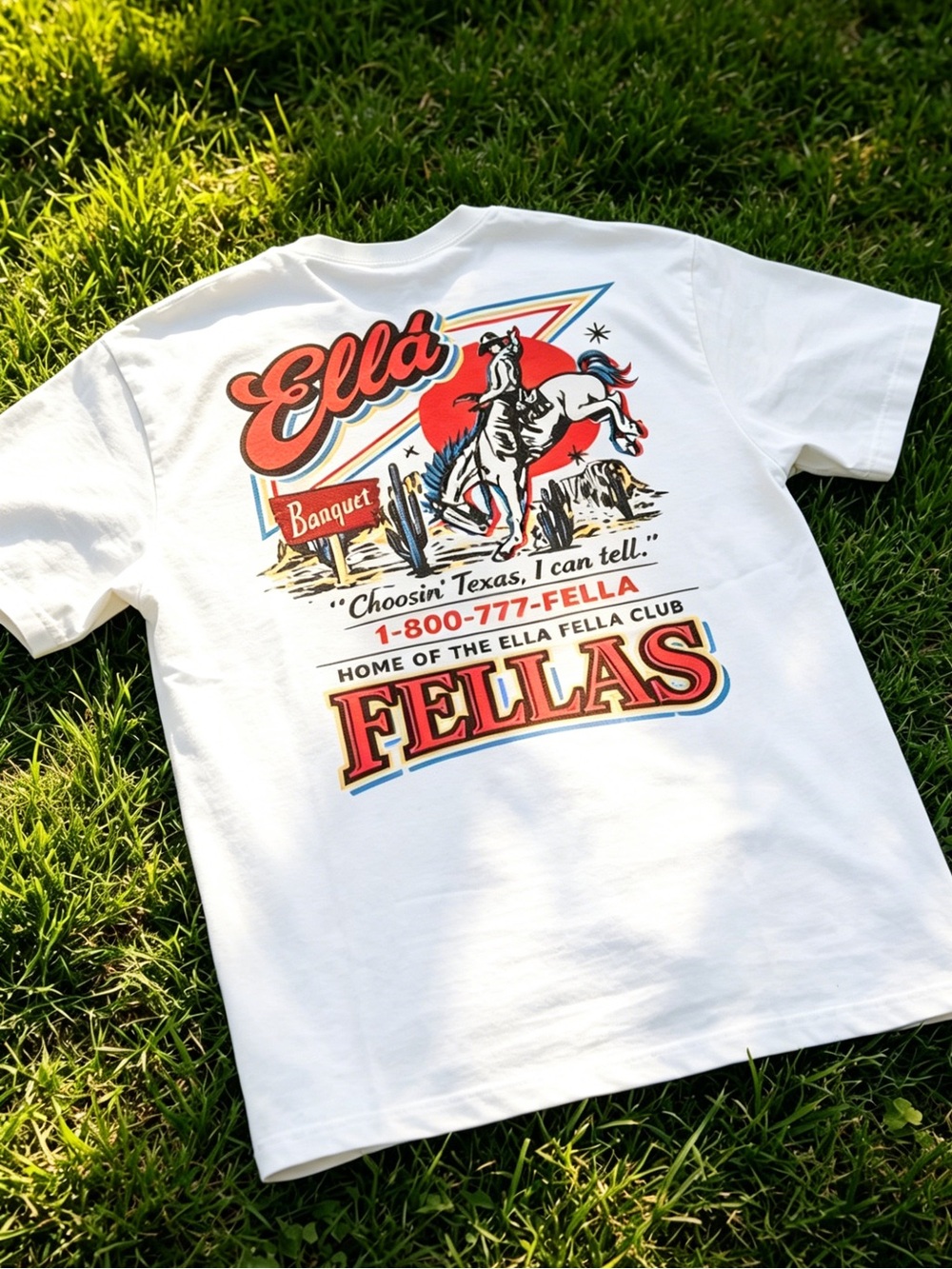Ella Fellas Shirt, Western Whiskey Graphic T-Shirt, Vintage Western T-shirt